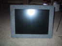 flat panel with stone 