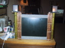 display with lit tiki 2